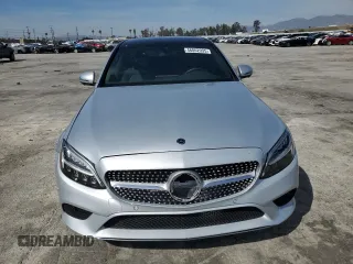 2021 Mercedes-Benz C 300 with VIN W1KWF8DB9MR605631, listed as a Copart auction lot 46062995 with 23,165 mi miles and Salvage Title. Bid and sale history available at carsss.com. Image 5.