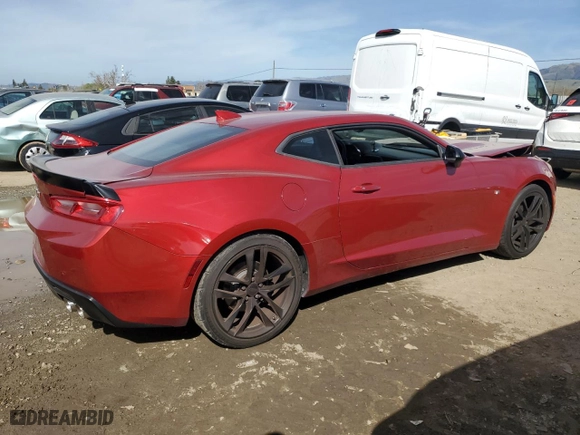 2017 Chevrolet Camaro 1LT with VIN 1G1FA1RS2H0212954, listed as a Copart auction lot 45390675 with NaN miles and Salvage Title. Bid and sale history available at carsss.com. Image 3.
