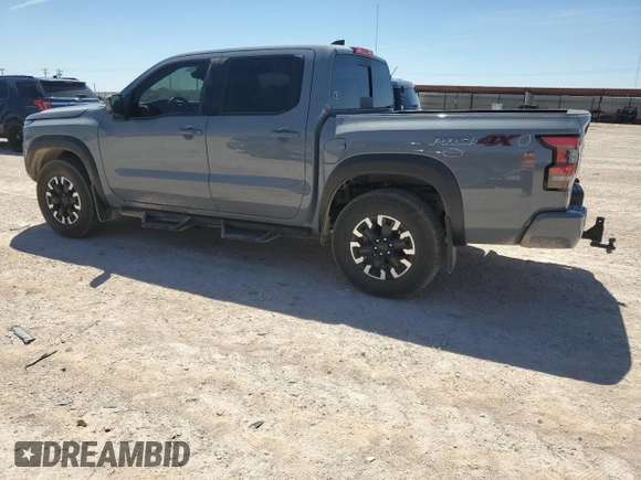 2024 Nissan Frontier PRO-4X with VIN 1N6ED1EK9RN600720, listed as a Copart auction lot 67608184 with 23,662 mi miles and Salvage Title. Bid and sale history available at carsss.com. Image 2.