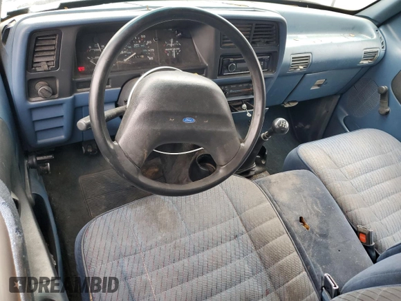 1993 Ford Ranger XL with VIN 1FTCR14A1PTA64939, listed as a Copart auction lot 49728005 with 64,609 mi miles and Salvage Title. Bid and sale history available at carsss.com. Image 8.