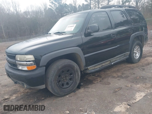2003 Chevrolet Tahoe LT with VIN 1GNEK13Z33R178654, listed as a IAAI auction lot 41450065 with 289,442 mi miles. Bid and sale history available at carsss.com. Image 2.