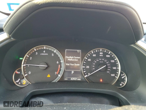 2022 Lexus RX with VIN JTJHZKEA7N2027095, listed as a Copart auction lot 85707874 with 43,921 mi miles and Salvage Title. Bid and sale history available at carsss.com. Image 9.