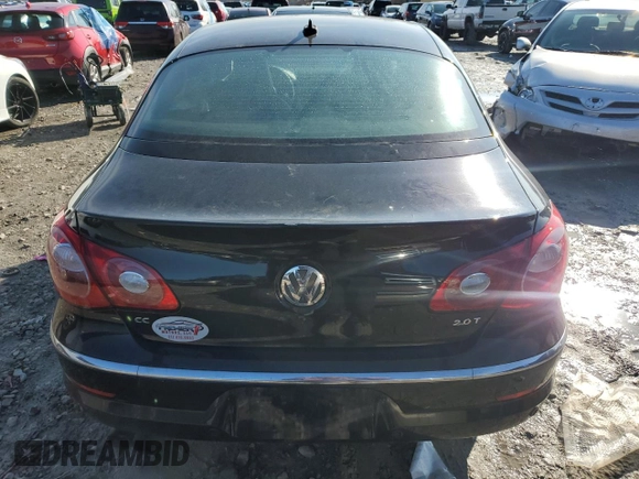 2010 Volkswagen CC Luxury with VIN WVWHL7AN2AE520847, listed as a Copart auction lot 85290384 with 140,660 mi miles and Salvage title. Bid and sale history available at DreamBid. Image 6.