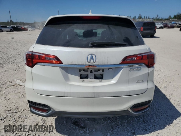 2017 Acura RDX with VIN 5J8TB4H36HL012923, listed as a Copart auction lot 53708915 with Not provided miles and Non repairable. Bid and sale history available at DreamBid. Image 6.