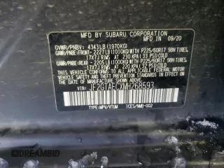 2021 Subaru Crosstrek Premium with VIN JF2GTAECXMH268593, listed as a Copart auction lot 44158605 with 50,665 mi miles and Salvage title. Bid and sale history available at DreamBid. Image 14.