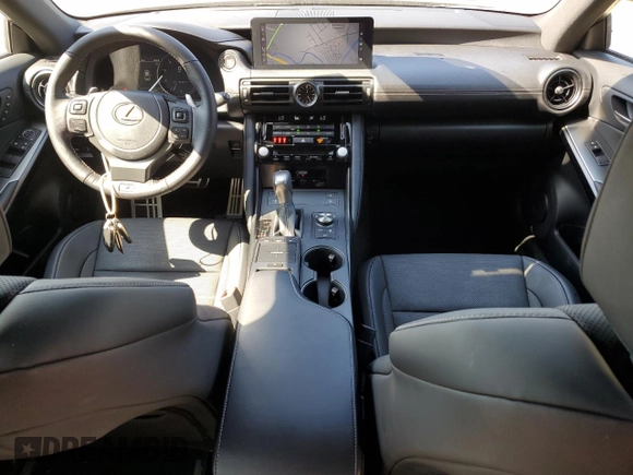 2024 Lexus IS with VIN JTHAP1D28R5006225, listed as a Copart auction lot 74989634 with 3,211 mi miles and Salvage Title. Bid and sale history available at carsss.com. Image 8.