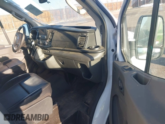 2023 Ford Transit Cargo with VIN 1FTBR3U86PKA39951, listed as a IAAI auction lot 41449397 with 46,883 mi miles and . Bid and sale history available at DreamBid. Image 5.