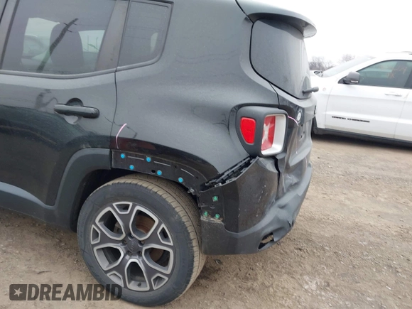 2015 Jeep Renegade Limited with VIN ZACCJADT2FPC15905, listed as a IAAI auction lot 41265558 with 140,727 mi miles and . Bid and sale history available at DreamBid. Image 6.