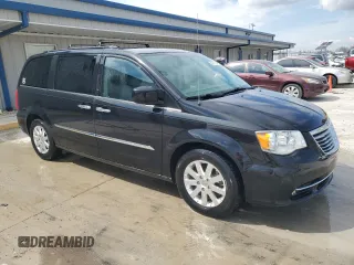 2015 Chrysler Town & Country Touring with VIN 2C4RC1BG2FR602430, listed as a Copart auction lot 49817725 with 122,958 mi miles and Salvage Title. Bid and sale history available at carsss.com. Image 4.