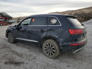 2017 Audi Q7 Premium Plus with VIN WA1LAAF76HD016853, listed as a Copart auction lot 87131584 with 0 mi miles and Salvage Title. Bid and sale history available at carsss.com. Image 2.