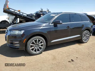 2017 Audi Q7 Premium Plus with VIN WA1LAAF72HD056590, listed as a Copart auction lot 66102874 with 130,569 mi miles and Salvage Title. Bid and sale history available at DreamBid. Image 1.
