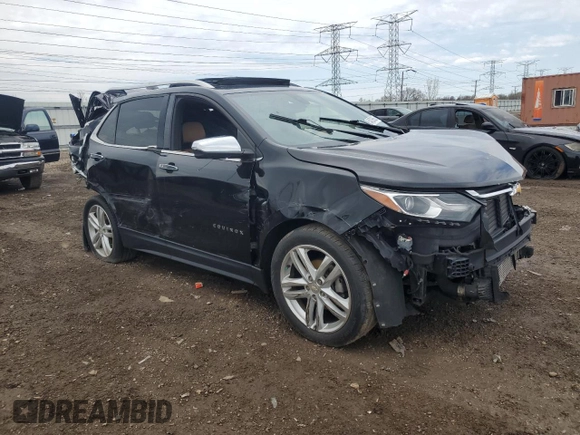 2019 Chevrolet Equinox Premier z VIN 3GNAXNEVXKL207882, wystawiony jako Copart lot #54229665 z przebiegiem 105 337 mil mil oraz Szkoda całkowita • Salvage title. Historia ofert i sprzedaży dostępna na DreamBid. Obrazek 4.
