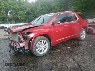 2018 Chevrolet Traverse High Country z VIN 1GNEVKKW7JJ250813, wystawiony jako Copart lot #58981395 z przebiegiem 145 170 mil mil oraz Szkoda całkowita • Salvage title. Historia ofert i sprzedaży dostępna na DreamBid. Obrazek 1.