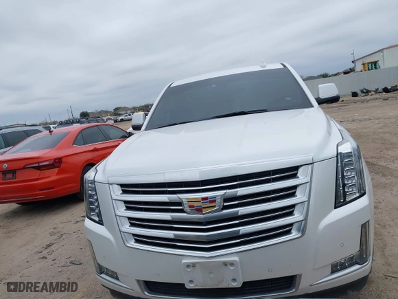 2016 Cadillac Escalade Platinum with VIN 1GYS3DKJ0GR405742, listed as a IAAI auction lot 41639802 with 77,576 mi miles. Bid and sale history available at carsss.com. Image 12.