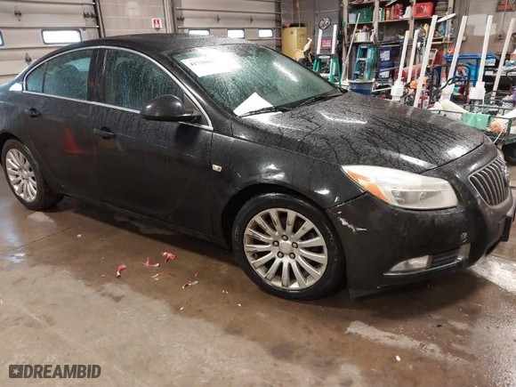 2011 Buick Regal CXL Turbo TO2 with VIN W04GW5EV5B1097993, listed as a IAAI auction lot 41730849 with 160,425 mi miles. Bid and sale history available at carsss.com. Image 1.