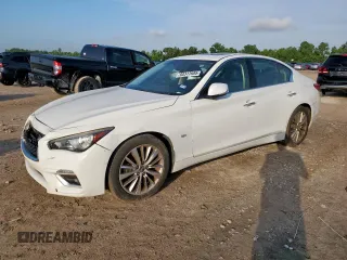 2018 Infiniti Q50 Luxe z VIN JN1EV7APXJM365004, wystawiony jako Copart lot #60312685 z przebiegiem 70 405 mil mil oraz Czysty tytuł • Clean title. Historia ofert i sprzedaży dostępna na DreamBid. Obrazek 1.
