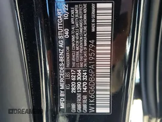 2023 Mercedes-Benz S 500 z VIN W1K6G6DB6PA195794, wystawiony jako Copart lot #46353265 z przebiegiem 35 416 mil mil oraz Szkoda całkowita • Salvage title. Historia ofert i sprzedaży dostępna na DreamBid. Obrazek 13.