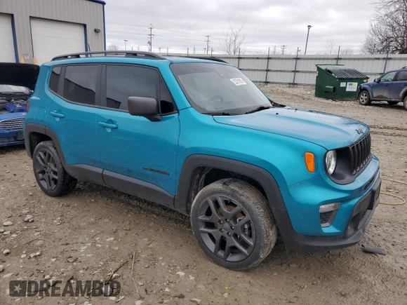 2021 Jeep Renegade Latitude с VIN ZACNJDBB7MPN33405, выставлен на аукционе Copart как лот 53701015 с пробегом 57 737 миль миль и Списание • Salvage title. История ставок и продаж доступна на DreamBid. Изображение 4.