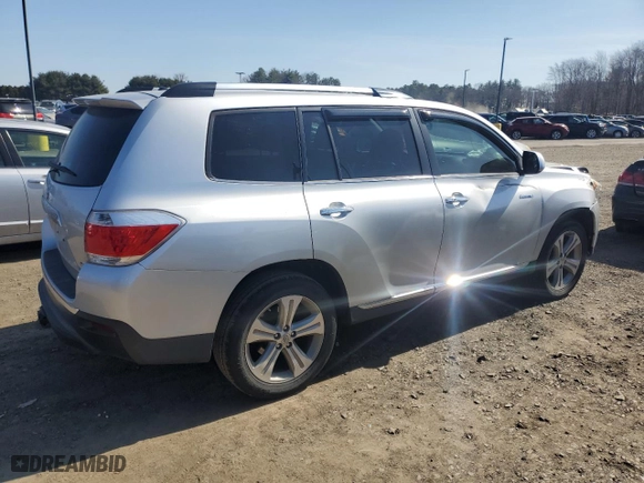 2013 Toyota Highlander Limited with VIN 5TDDK3EH7DS260670, listed as a Copart auction lot 48756535 with 125,008 mi miles and Salvage Title. Bid and sale history available at carsss.com. Image 3.