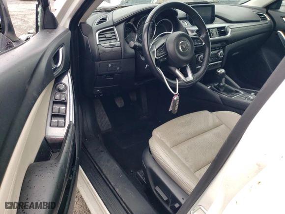 2017 Mazda Mazda6 Touring with VIN JM1GL1V59H1152834, listed as a Copart auction lot 56025164 with 40,876 mi miles and Salvage Title. Bid and sale history available at carsss.com. Image 8.