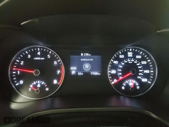 2021 Kia Forte GT-Line with VIN 3KPF34AD9ME281237, listed as a Copart auction lot 49292395 with 77,580 mi miles and Salvage Title. Bid and sale history available at carsss.com. Image 9.