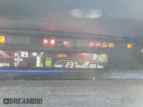 2012 Toyota Prius Two with VIN JTDZN3EU7C3147165, listed as a Copart auction lot 56136585 with 201,001 mi miles and Clean Title. Bid and sale history available at DreamBid. Image 9.