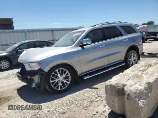 2014 Dodge Durango Citadel with VIN 1C4SDJETXEC451206, listed as a Copart auction lot 57917044 with 139,200 mi miles and Salvage Title. Bid and sale history available at DreamBid. Image 1.