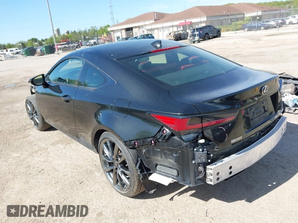2021 Lexus RC 350 F Sport z VIN JTHGZ5DCXM5010807, wystawiony jako IAAI lot #42104271 z przebiegiem 46 540 mil mil oraz . Historia ofert i sprzedaży dostępna na DreamBid. Obrazek 3.
