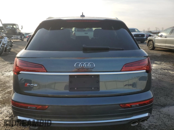 2022 Audi SQ5 Premium Plus with VIN WA1B4AFY8N2091606, listed as a Copart auction lot 86721464 with 10,869 mi miles and Salvage Title. Bid and sale history available at carsss.com. Image 6.