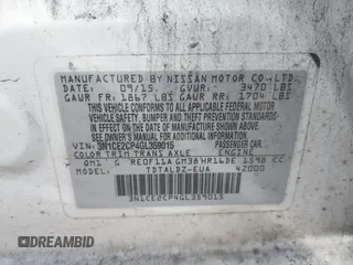 2016 Nissan Note S Plus with VIN 3N1CE2CP4GL359015, listed as a IAAI auction lot 41487033 with 171,015 mi miles and . Bid and sale history available at DreamBid. Image 9.