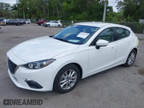 2016 Mazda 3 i Sport with VIN JM1BM1K70G1326608, listed as a IAAI auction lot 42064574 with 34,219 mi miles and . Bid and sale history available at DreamBid. Image 2.