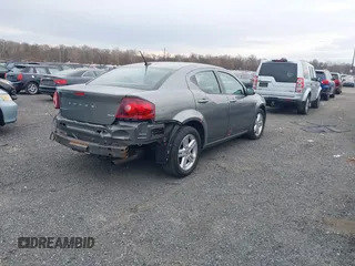 2013 Dodge Avenger SXT with VIN 1C3CDZCB6DN568480, listed as a IAAI auction lot 38104186 with 129,203 mi miles and . Bid and sale history available at DreamBid. Image 4.