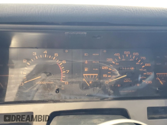 1989 Nissan Hardbody z VIN 1N6HD16S3KC401756, wystawiony jako Copart lot #46811635 z przebiegiem 78 698 mil mil oraz Szkoda całkowita • Salvage title. Historia ofert i sprzedaży dostępna na DreamBid. Obrazek 9.