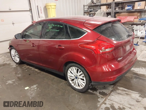 2017 Ford Focus Titanium with VIN 1FADP3N24HL320589, listed as a IAAI auction lot 41618322 with 81,722 mi miles and . Bid and sale history available at carsss.com. Image 3.
