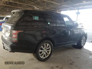 2015 Land Rover Range Rover Supercharged z VIN SALGS2TF5FA214787, wystawiony jako Copart lot #55433235 z przebiegiem 77 148 mil mil oraz Szkoda całkowita • Salvage title. Historia ofert i sprzedaży dostępna na DreamBid. Obrazek 3.
