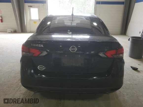 2021 Nissan Versa S with VIN 3N1CN8DV3ML897281, listed as a Copart auction lot 49673715 with 58,383 mi miles and Salvage Title. Bid and sale history available at carsss.com. Image 6.