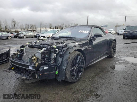 2024 Jaguar F-Type with VIN SAJDF5EE4RCK87650, listed as a Copart auction lot 43781875 with 3,995 mi miles and Salvage Title. Bid and sale history available at DreamBid. Image 1.