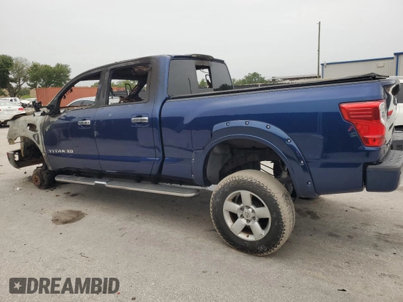 2017 Nissan Titan Pro-4X z VIN 1N6BA1F48HN538284, wystawiony jako Copart lot #58839655 z przebiegiem Nie podano mil oraz Nie do naprawy • Non repairable. Historia ofert i sprzedaży dostępna na DreamBid. Obrazek 2.