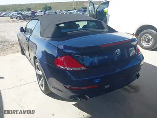 2010 BMW 6 Series 650i with VIN WBAEB5C53AC225241, listed as a IAAI auction lot 41642038 with 134,310 mi miles. Bid and sale history available at carsss.com. Image 3.