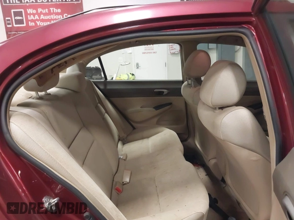 2008 Honda Civic LX with VIN 1HGFA165X8L071637, listed as a IAAI auction lot 41579354 with 239,735 mi miles and . Bid and sale history available at DreamBid. Image 8.