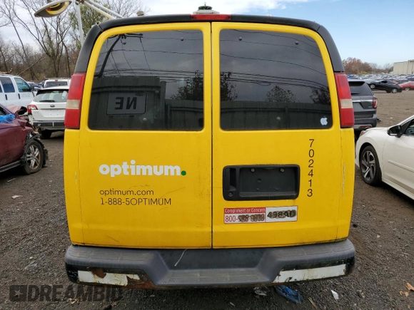 2006 Chevrolet Express Cargo Van with VIN 1GCGG25V361222142, listed as a Copart auction lot 78817314 with 147,048 mi miles and Clean Title. Bid and sale history available at carsss.com. Image 6.