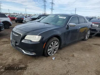 2017 Chrysler 300 with VIN 2C3CCAKGXHH616482, listed as a Copart auction lot 47110555 with 156,055 mi miles and Salvage Title. Bid and sale history available at carsss.com. Image 1.