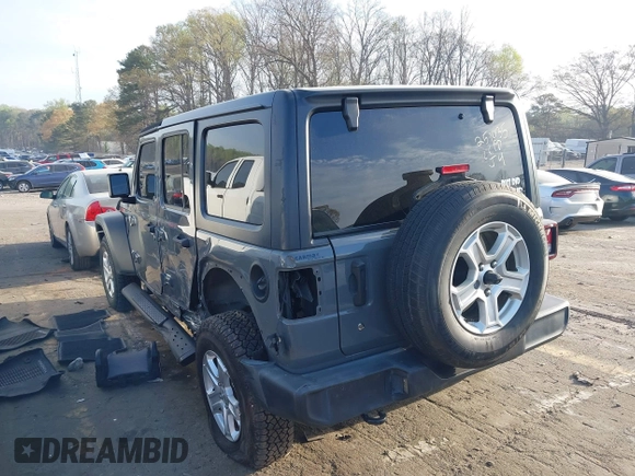 2019 Jeep Wrangler Unlimited Sport S с VIN 1C4HJXDNXKW521175, выставлен на аукционе IAAI как лот 41902053 с пробегом 56 184 миль миль и . История ставок и продаж доступна на DreamBid. Изображение 3.