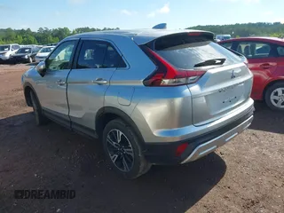 2024 Mitsubishi Eclipse Cross SE with VIN JA4ATWAAXRZ068217, listed as a IAAI auction lot 42249631 with 18,702 mi miles and . Bid and sale history available at DreamBid. Image 3.