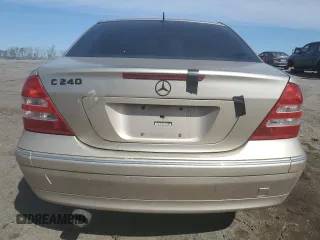 2002 Mercedes-Benz C 230/260/280/320 with VIN WDBRF61J22F251245, listed as a Copart auction lot 48387785 with 189,125 mi miles and Salvage Title. Bid and sale history available at DreamBid. Image 6.