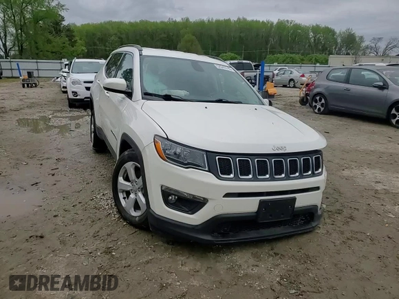 2020 Jeep Compass Latitude with VIN 3C4NJDBB8LT197354, listed as a Copart auction lot 52043745 with 82,189 mi miles and Salvage Title. Bid and sale history available at DreamBid. Image 11.