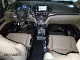 2023 Honda Odyssey EX-L with VIN 5FNRL6H69PB010354, listed as a Copart auction lot 80187954 with 12,638 mi miles and Salvage Title. Bid and sale history available at carsss.com. Image 8.