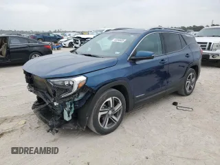 2020 GMC Terrain SLT z VIN 3GKALPEV8LL340839, wystawiony jako Copart lot #49246405 z przebiegiem 80 167 mil mil oraz Czysty tytuł • Clean title. Historia ofert i sprzedaży dostępna na DreamBid. Obrazek 1.