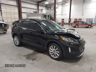 2022 Ford Escape Titanium with VIN 1FMCU9J94NUA13638, listed as a IAAI auction lot 42328293 with 38,786 mi miles and . Bid and sale history available at DreamBid. Image 1.