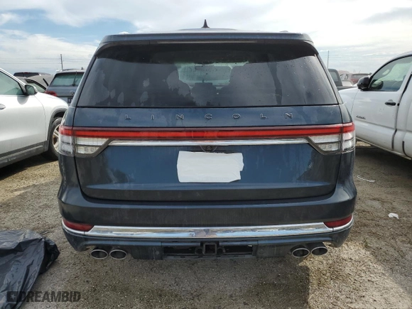 2021 Lincoln Aviator Black Label with VIN 5LM5J9XC6MGL00722, listed as a Copart auction lot 74391884 with 20,744 mi miles and Non Repairable. Bid and sale history available at carsss.com. Image 6.